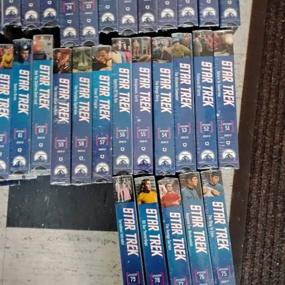 Original Sealed Star Trek Series on VHS.  All 79 episodes. - Picture 4 of 5